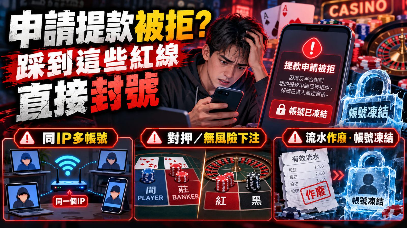 不想提款時被打了包票卻領不出?一鍵掌握最新流水倍數與活動細節!